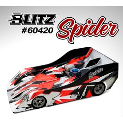 BLITZ Spider 1/8th On-Road Racing Bodyshell 0.7mm Light