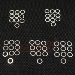 5X7MM STAINLESS STEEL SPACER SET 0.1 0.15 0.2 0.25 0.3MM