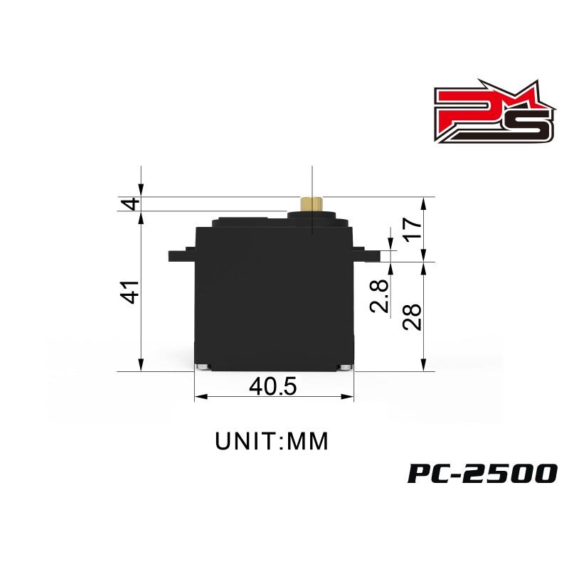 PC1500 HV Digital Servo Plastic Case Zen Racing