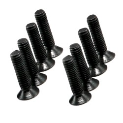Hex. countersunk screw titanium black M3x12 (8)