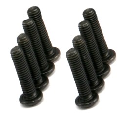 Hex. buttonhead screw titanium black M3x12 (8)