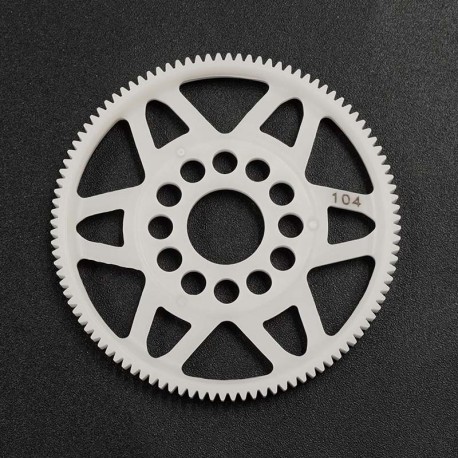 YEAH RACING DELRIN SPUR GEAR 64P 104T